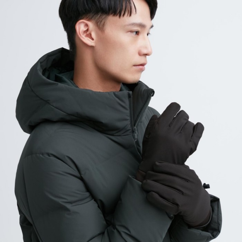 Uniqlo HEATTECH Gefütterte Function Handschuhe Herren Schwarz | HWCL-17935