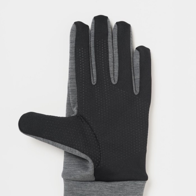 Uniqlo HEATTECH Gefütterte Stretch Handschuhe Damen Grau | WTLB-29416