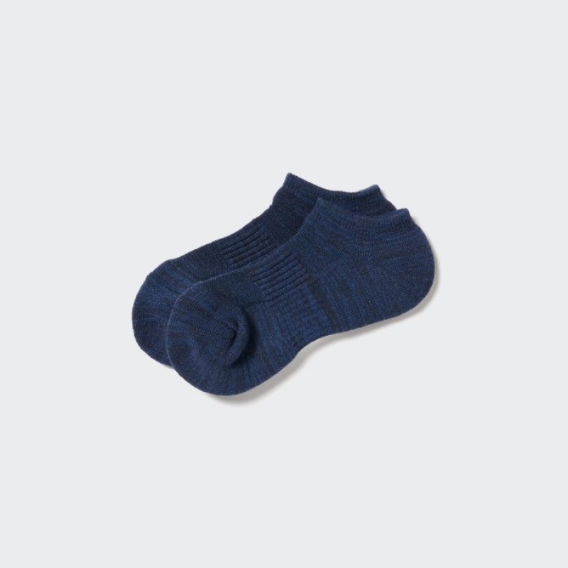 Uniqlo HEATTECH Kurzes Socken Damen Blau | YBID-71405