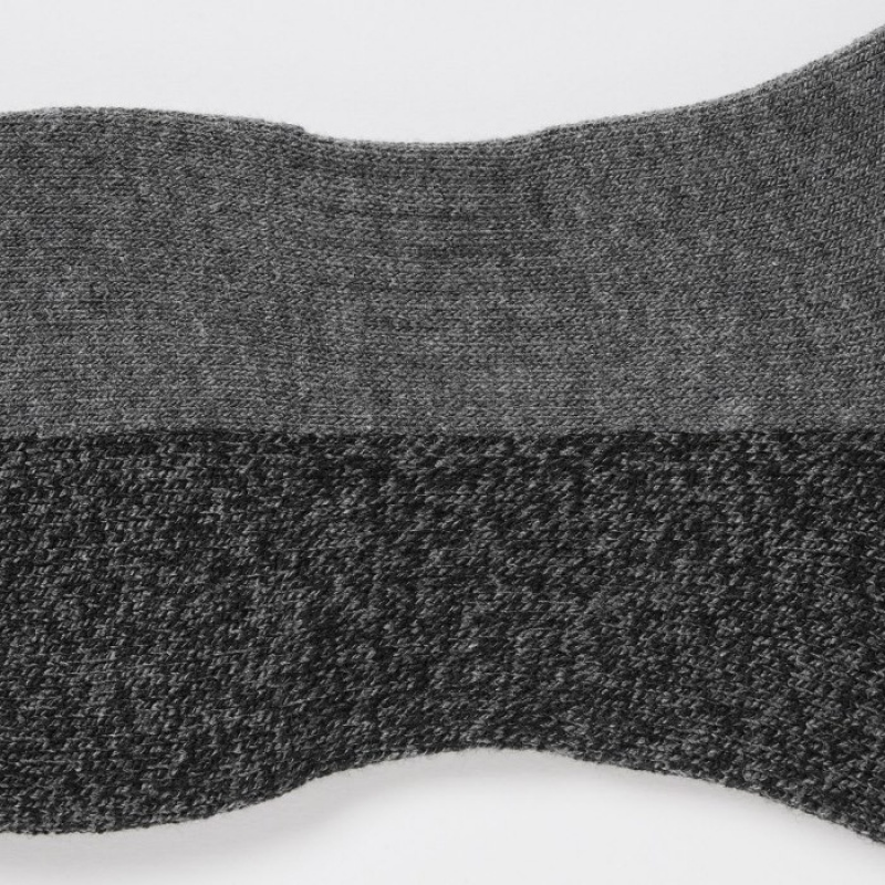 Uniqlo HEATTECH Kurzes Socken Herren Dunkelgrau | ZDKJ-63152