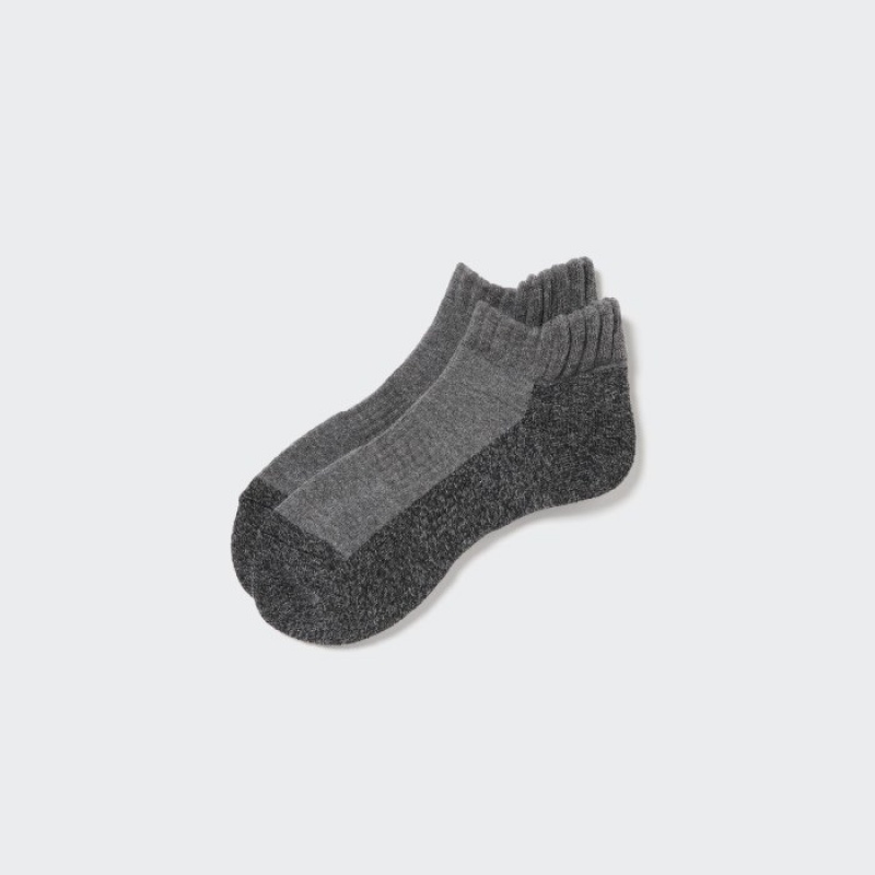 Uniqlo HEATTECH Kurzes Socken Herren Dunkelgrau | ZDKJ-63152