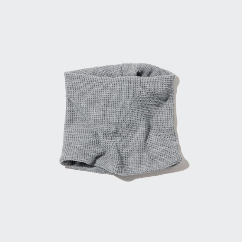 Uniqlo HEATTECH Neck Gaiter Schals Damen Grau | QBFR-05418