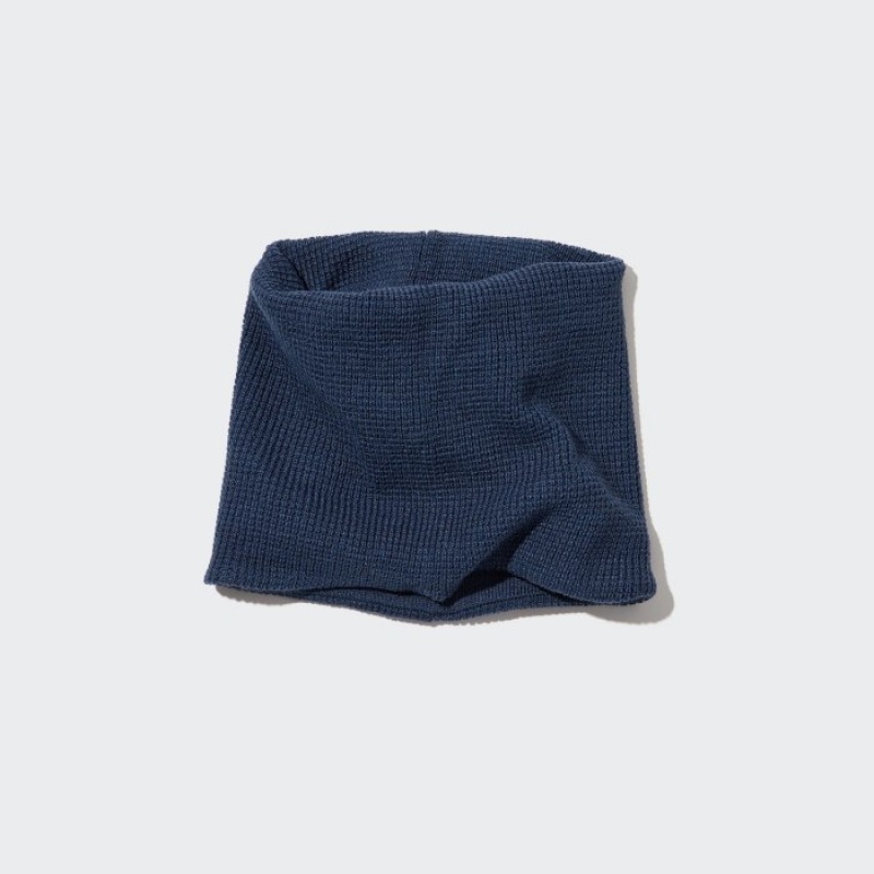 Uniqlo HEATTECH Neck Gaiter Schals Damen Blau | XKLO-69728