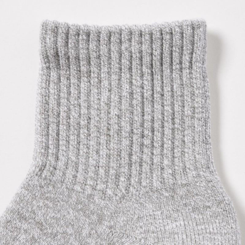 Uniqlo HEATTECH Pile-Gefütterte Half Socken Herren Grün | APJK-89571