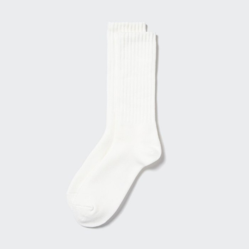 Uniqlo HEATTECH Pile-Gefütterte Socken Herren Weiß | UFNQ-62913