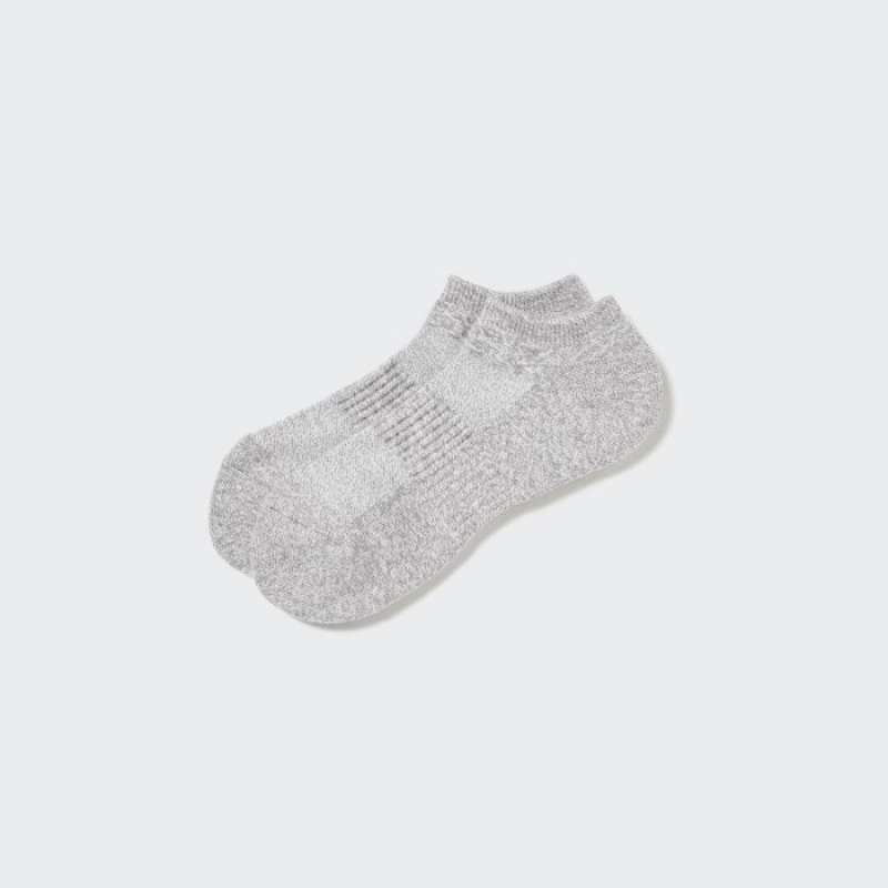 Uniqlo HEATTECH Pile Kurzes Socken Herren Grau | LWEP-31407