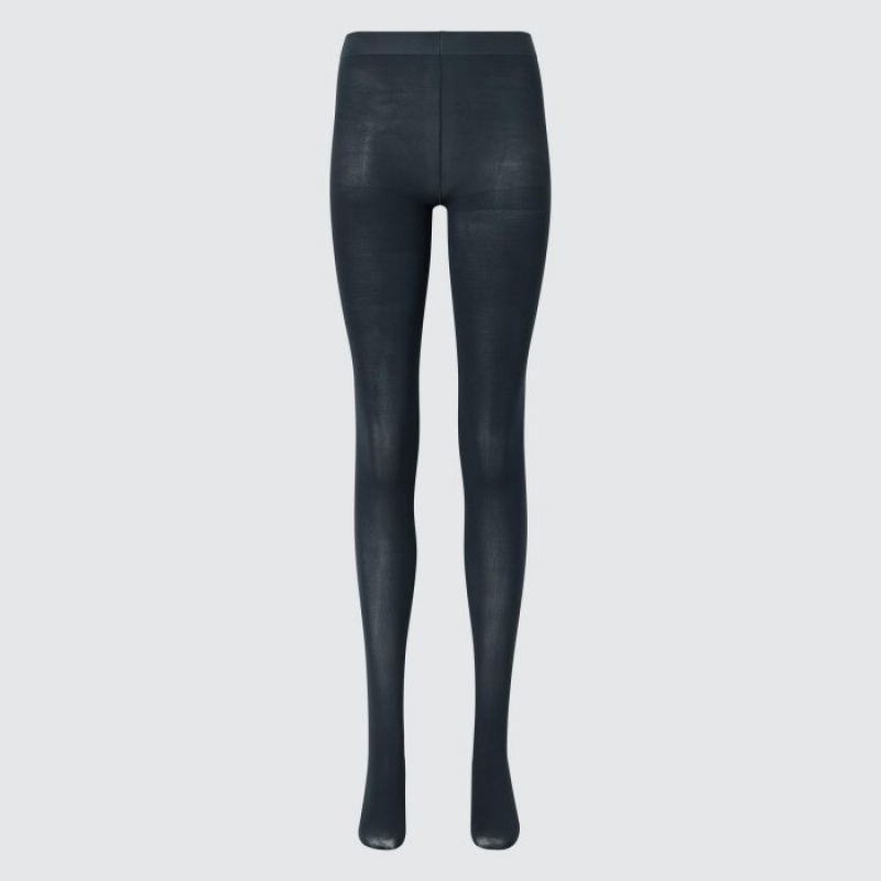 Uniqlo HEATTECH Tights Damen Dunkelgrau | CUSD-89165