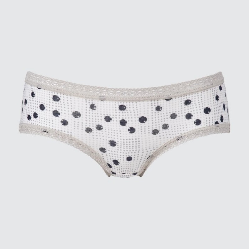 Uniqlo Hip Huggers Slip Damen Hellgrau | TBPG-67243