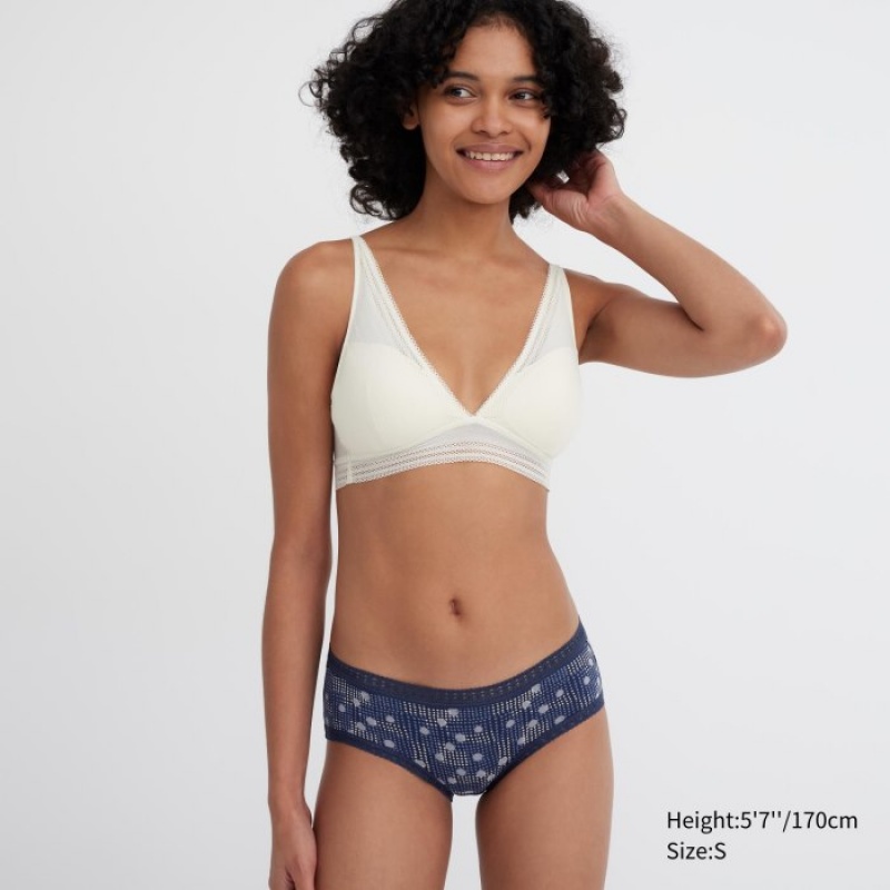 Uniqlo Hip Huggers Slip Damen Navy | UCPG-24813