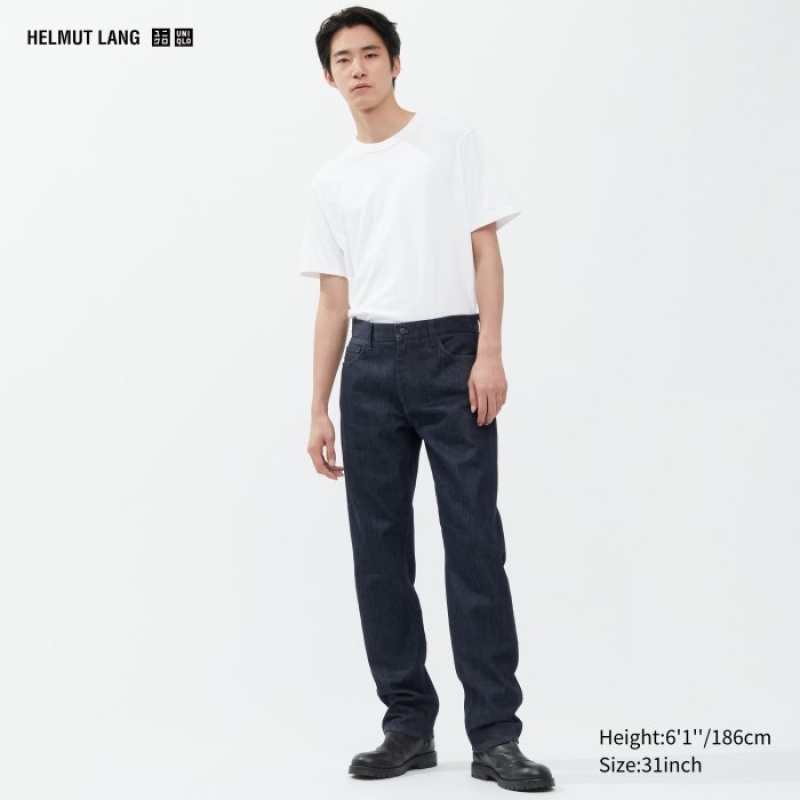 Uniqlo Klassische Cut Jeans Herren Blau | MQNS-80462