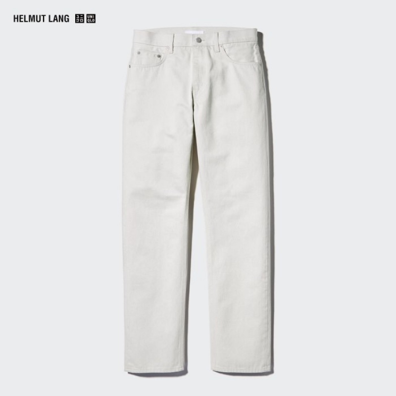 Uniqlo Klassische Cut Jeans Herren Weiß | WRPQ-59608