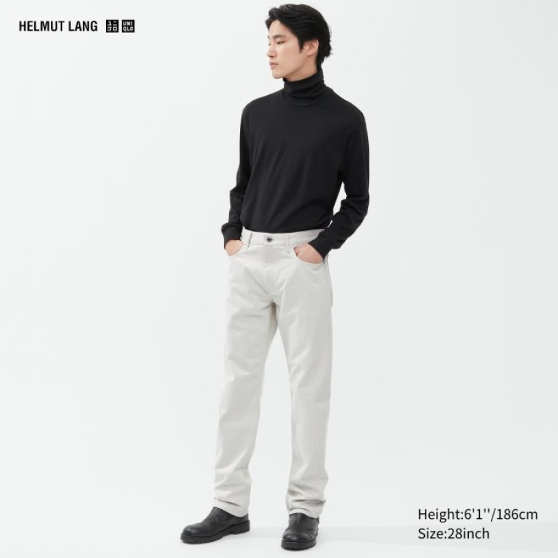 Uniqlo Klassische Cut Jeans Herren Weiß | NWTE-50813