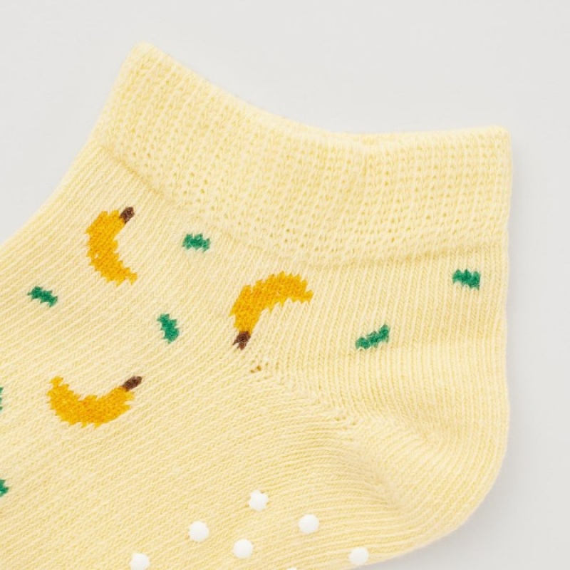 Uniqlo Kurzes (2 Pairs) Socken Baby Beige | RJBS-30187