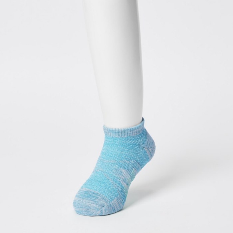 Uniqlo Kurzes 3 Pack Socken Kinder Blau | QLDF-26413