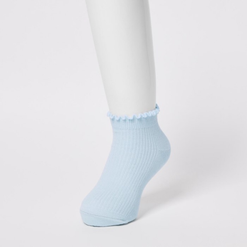 Uniqlo Kurzes (3 Pairs) Socken Kinder Hellblau | YIGN-68039