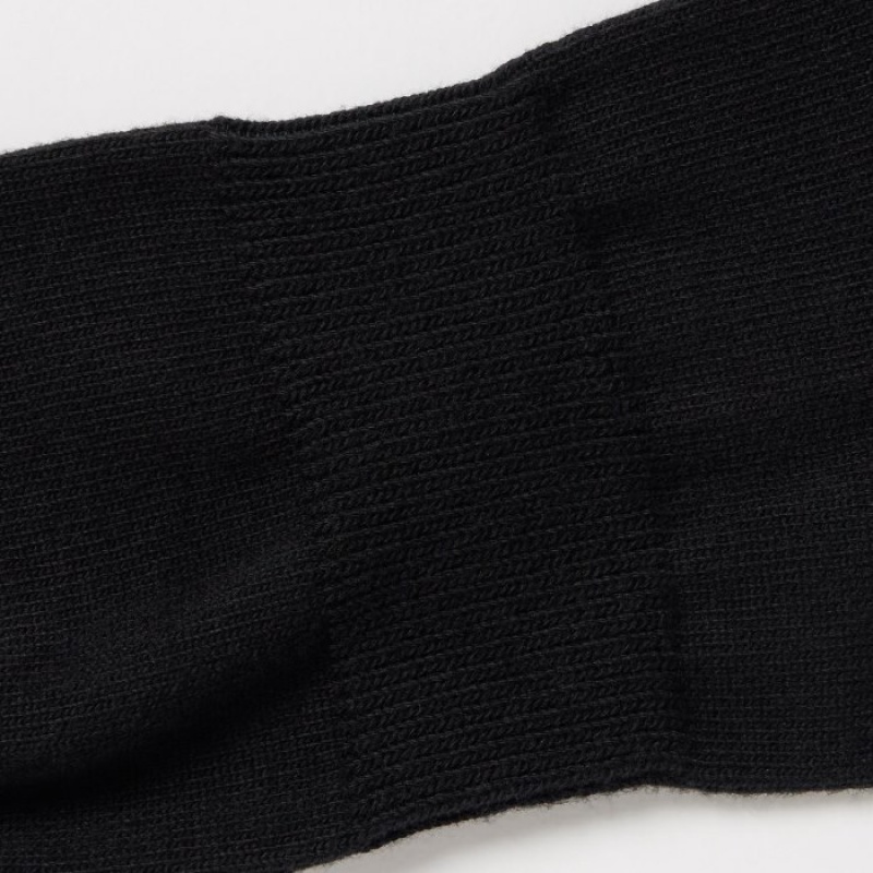 Uniqlo Layered Kurzes Socken Herren Schwarz | GWEI-57860