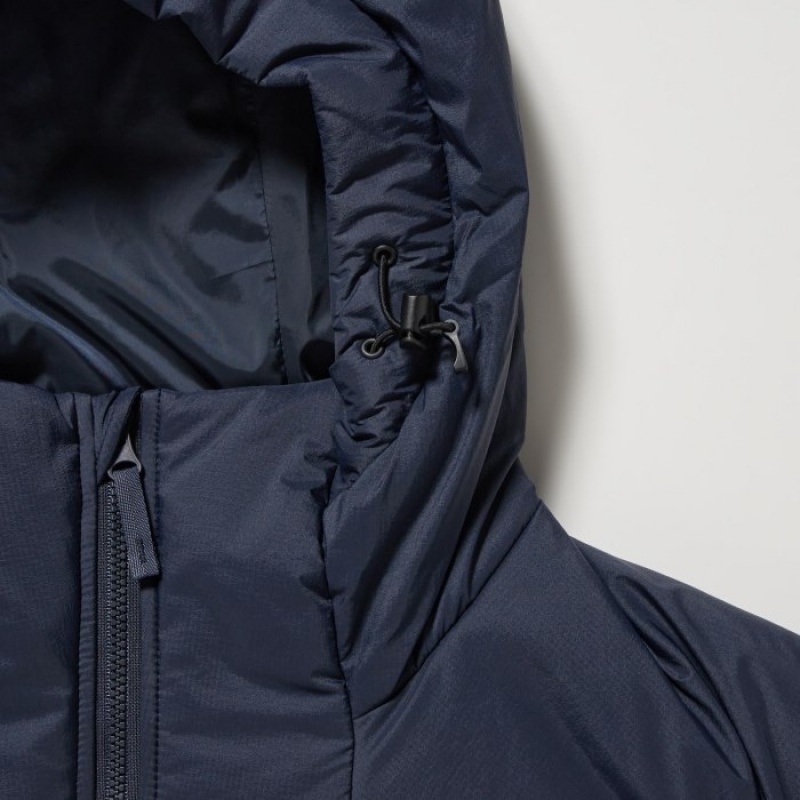 Uniqlo Light Warm Gepolstert Parka Herren Navy | PROX-06579