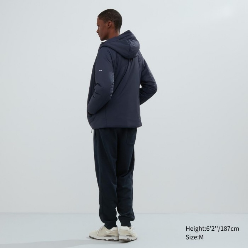 Uniqlo Light Warm Gepolstert Parka Herren Navy | PROX-06579