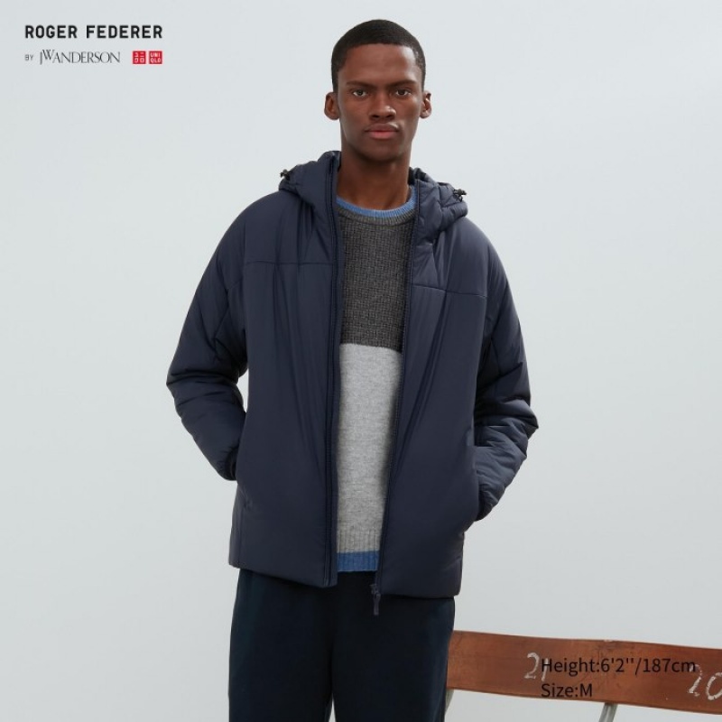 Uniqlo Light Warm Gepolstert Parka Herren Navy | PROX-06579