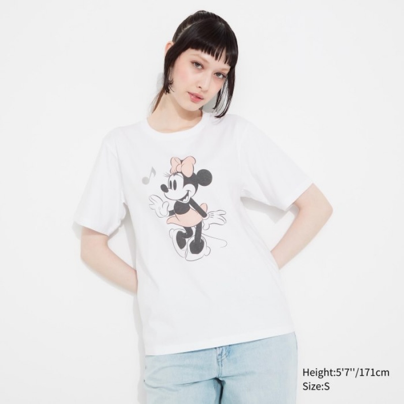 Uniqlo MAGIC FOR ALL FOREVER UT (Kurzes-Sleeve) Graphic T Shirt Damen Weiß | HBZY-43261