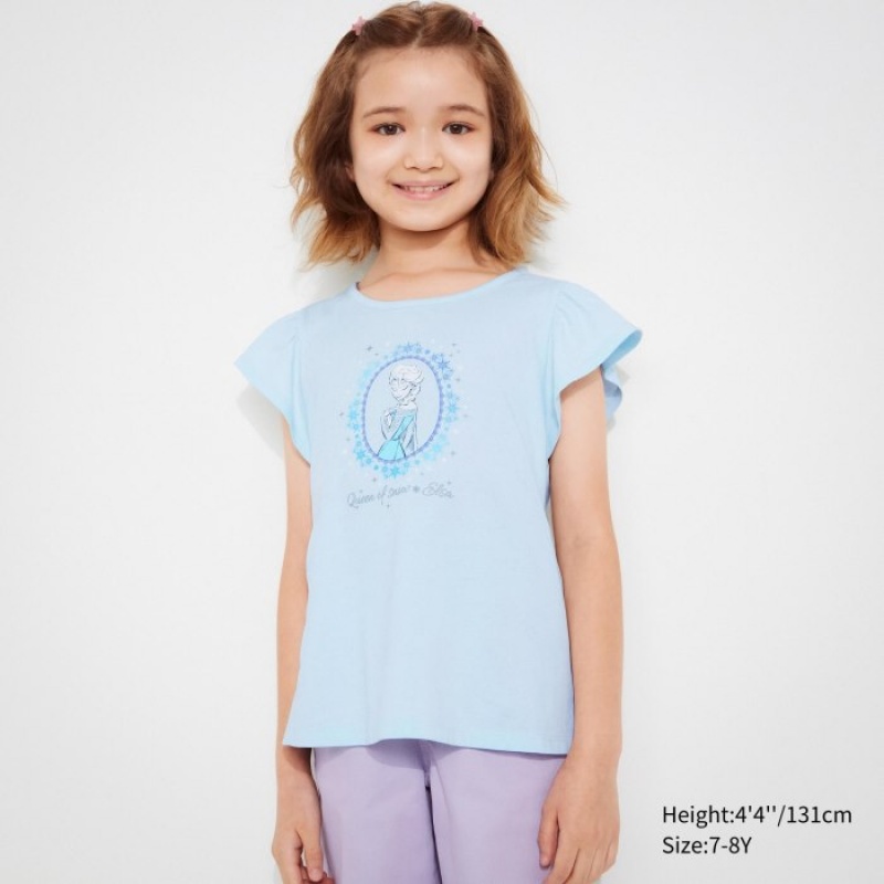 Uniqlo MAGIC FOR ALL FOREVER UT (Kurzes-Sleeve) Graphic T Shirt Kinder Hellblau | APCM-90547