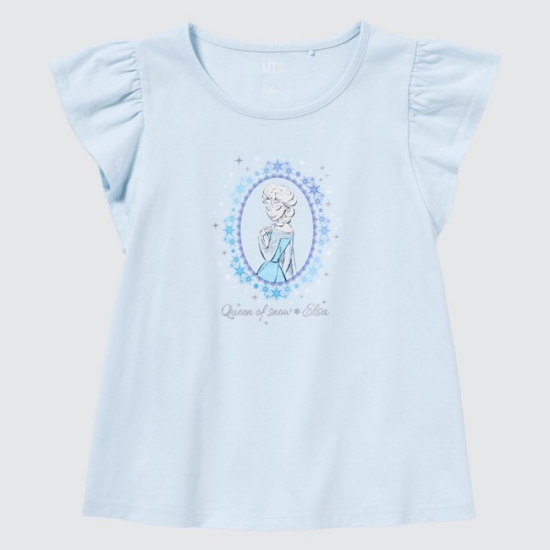 Uniqlo MAGIC FOR ALL FOREVER UT (Kurzes-Sleeve) Graphic T Shirt Kinder Hellblau | APCM-90547