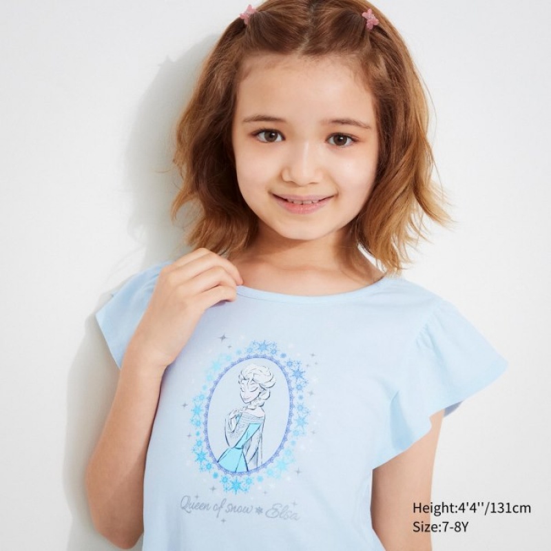 Uniqlo MAGIC FOR ALL FOREVER UT (Kurzes-Sleeve) Graphic T Shirt Kinder Hellblau | APCM-90547