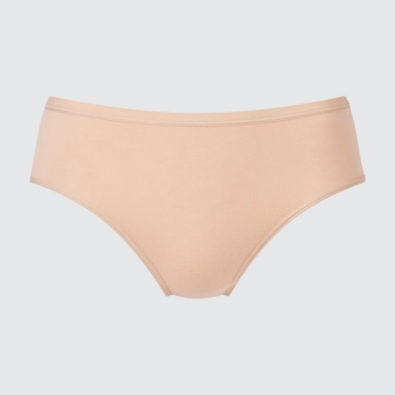 Uniqlo Mid Rise (Basic) Slip Damen Beige | EFZW-50284