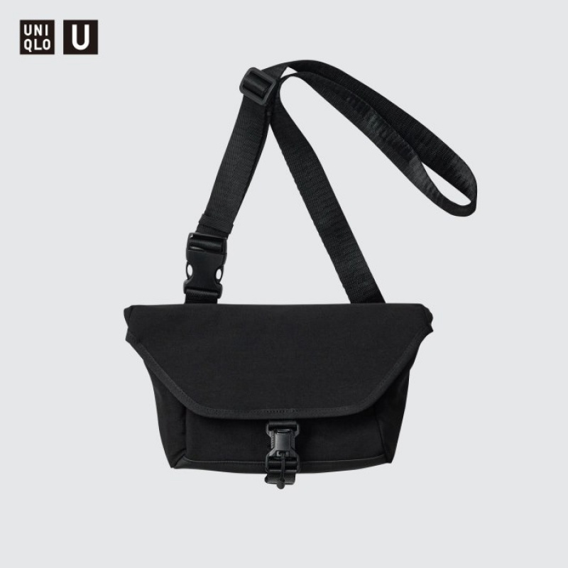 Uniqlo Mini Messenger Bag Taschen Herren Schwarz | IXUE-96082