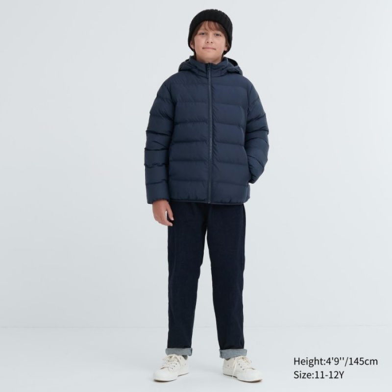 Uniqlo PUFFTECH Washable (Warm Gepolstert) Parka Kinder Schwarz | OARE-41095