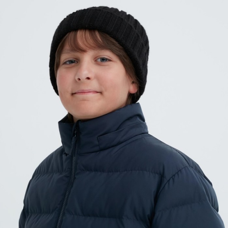 Uniqlo PUFFTECH Washable (Warm Gepolstert) Parka Kinder Schwarz | OARE-41095