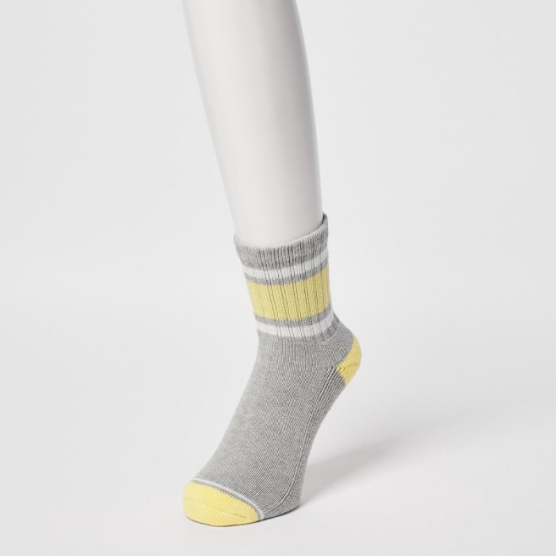 Uniqlo Pattern Gefütterte Half Socken Herren Schwarz | LBSP-72018