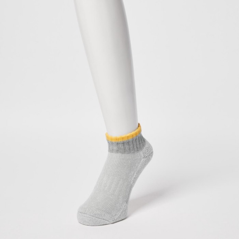 Uniqlo Pile Gefütterte Kurzes Socken Herren Grau | ZHXT-81542