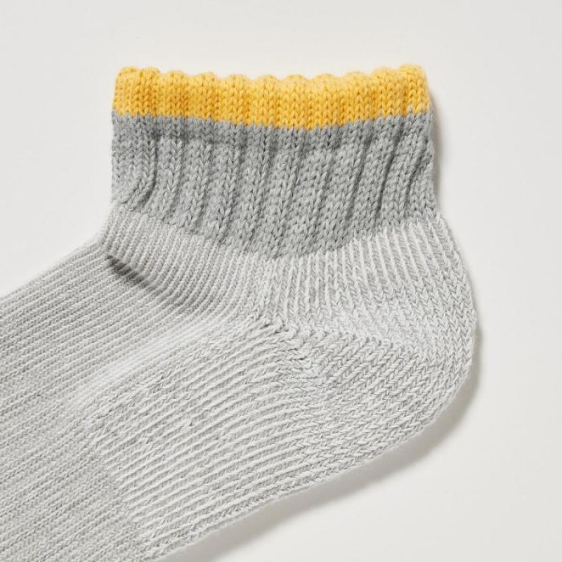 Uniqlo Pile Gefütterte Kurzes Socken Herren Grau | ZHXT-81542