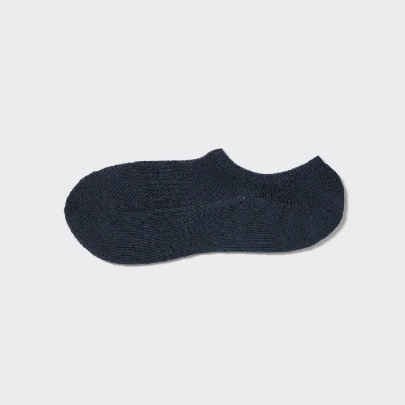 Uniqlo Pile Low-Cut Socken Herren Navy | JPHM-52971