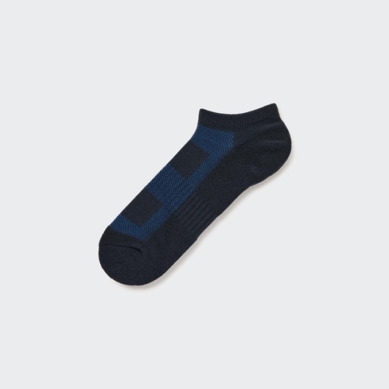 Uniqlo Pile Mesh Kurzes Socken Herren Navy | PFQJ-96215