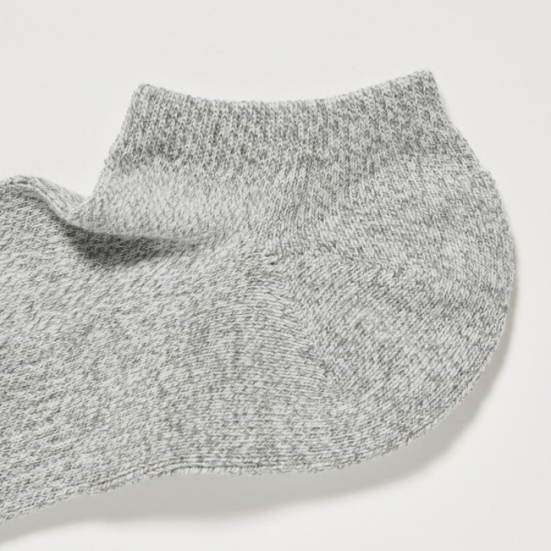 Uniqlo Pile Mesh Kurzes Socken Herren Weiß | SMTW-91257