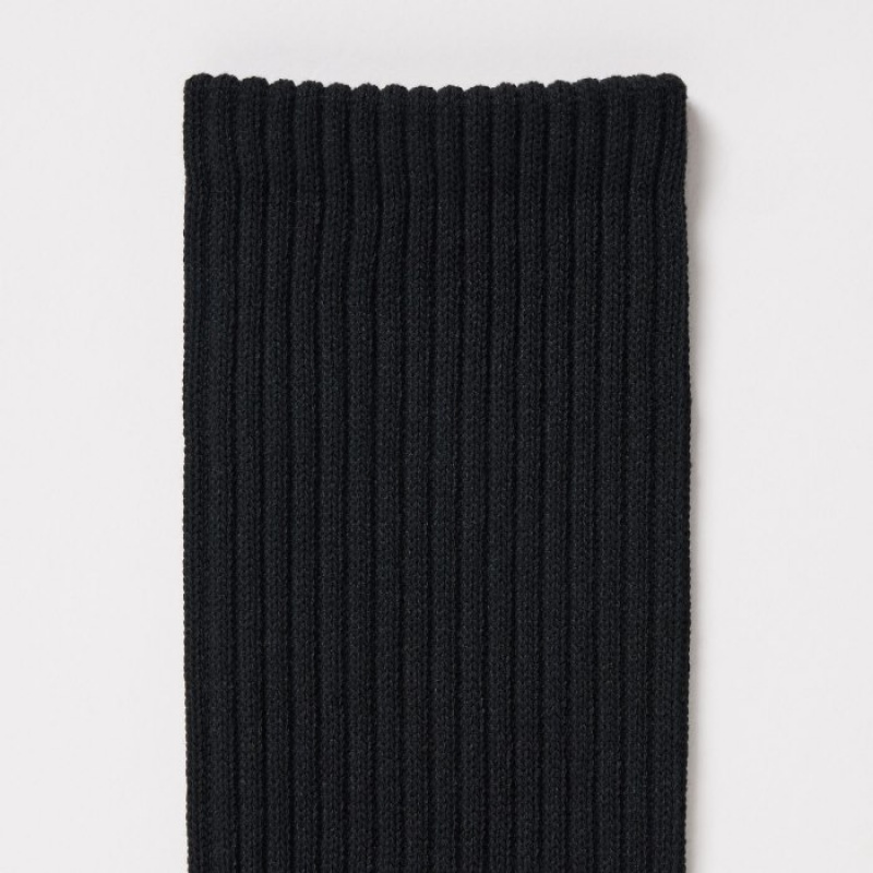 Uniqlo Pile Socken Herren Schwarz | YRTZ-43829