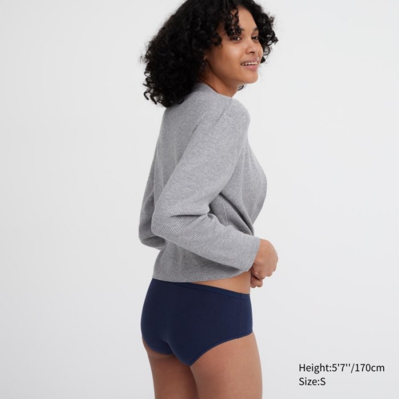 Uniqlo Plain Hip Huggers Slip Damen Grau | UNQZ-81670