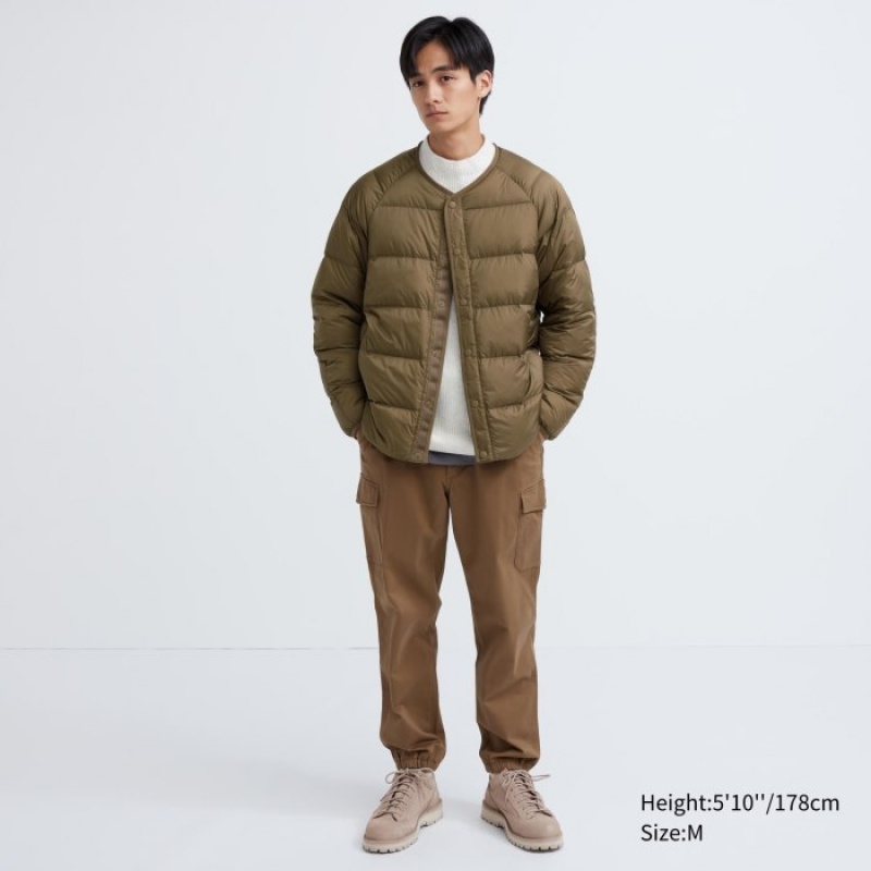 Uniqlo Recycled Daunenjacken Herren Braun | YPTV-95287