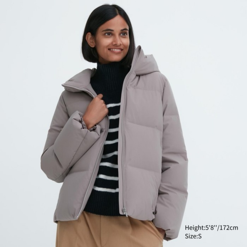 Uniqlo Seamless Daunenparka Damen Grau | ALYE-13467