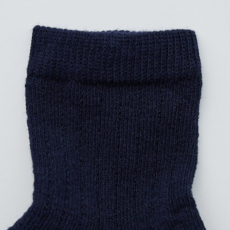 Uniqlo Socks (2 Pairs) Socken Baby Navy | KAOS-93270