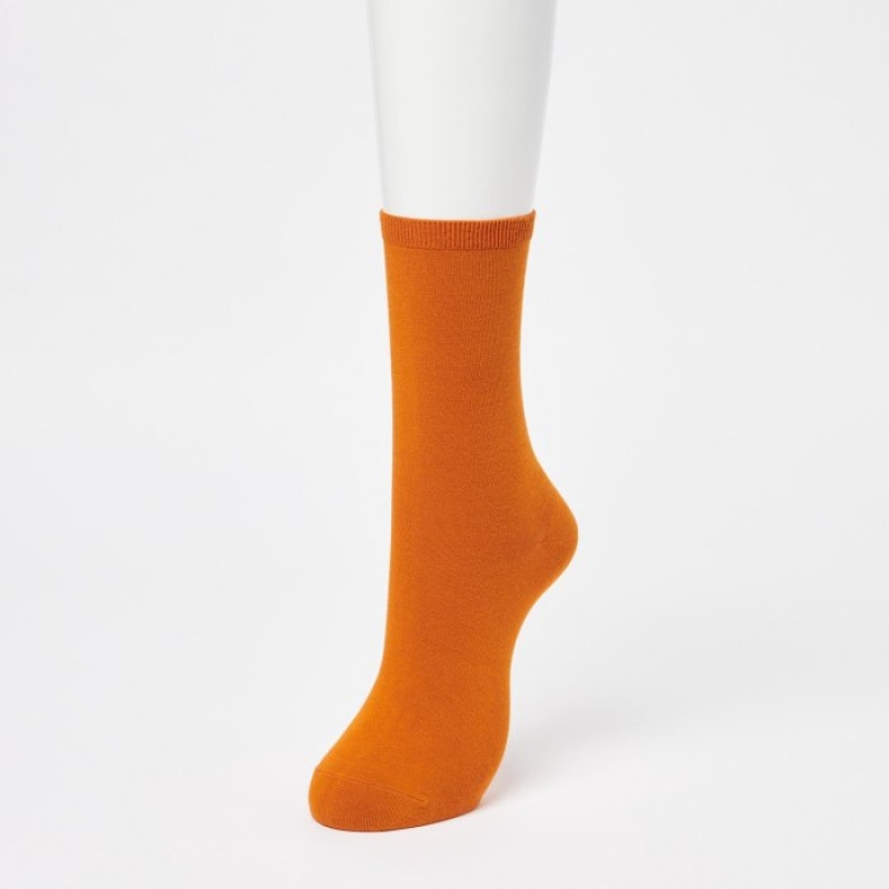 Uniqlo Socks (3 Pairs) Socken Damen Orange | VEAN-62071