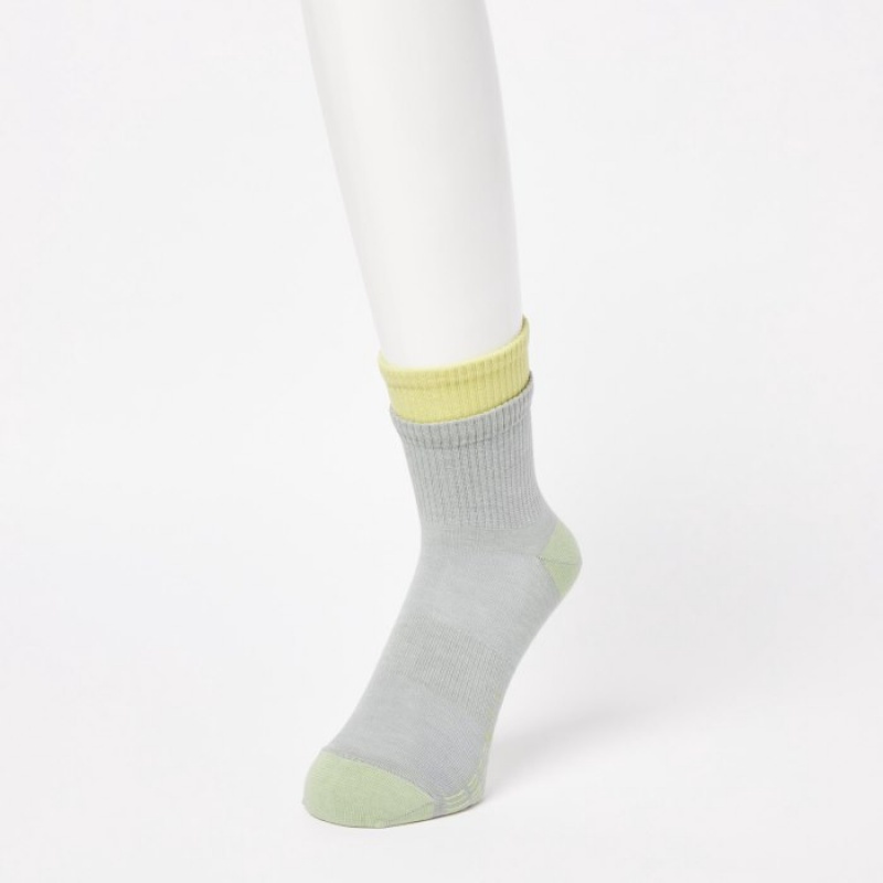 Uniqlo Sports Layered Half Socken Herren Blau | YPXJ-79542