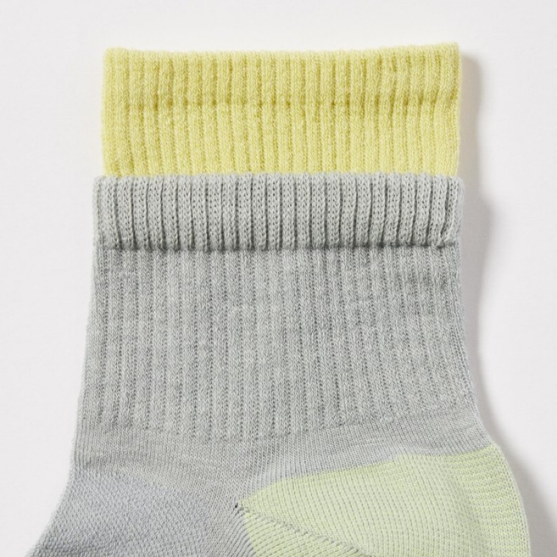 Uniqlo Sports Layered Half Socken Herren Blau | YPXJ-79542