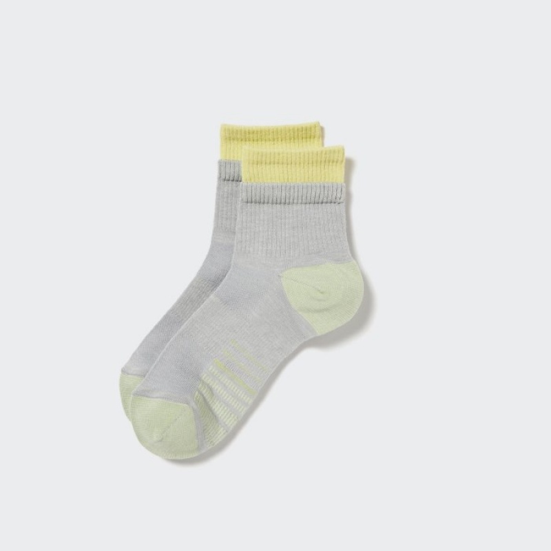 Uniqlo Sports Layered Half Socken Herren Grau | BMRQ-95763