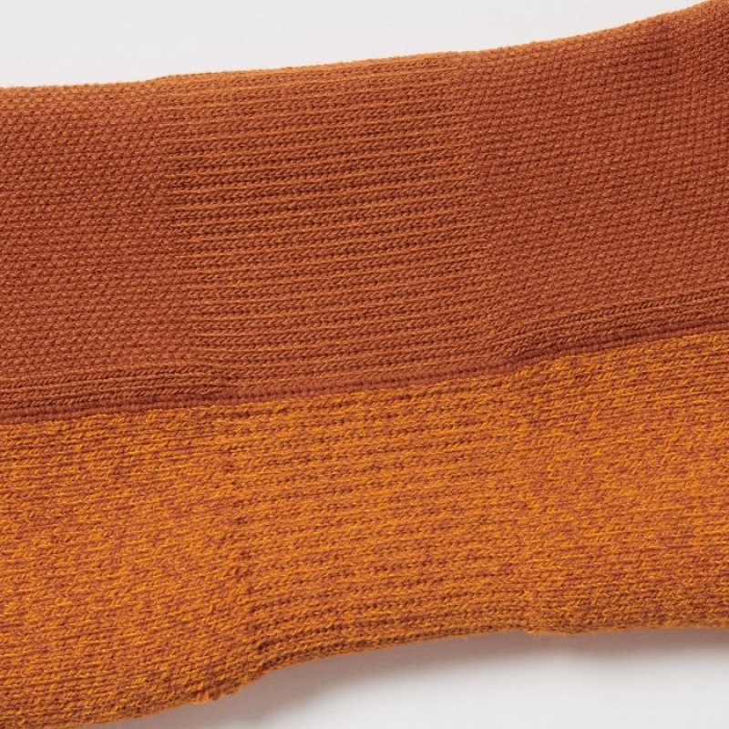 Uniqlo Sports Pile Kurzes Socken Herren Orange | CAPF-80193