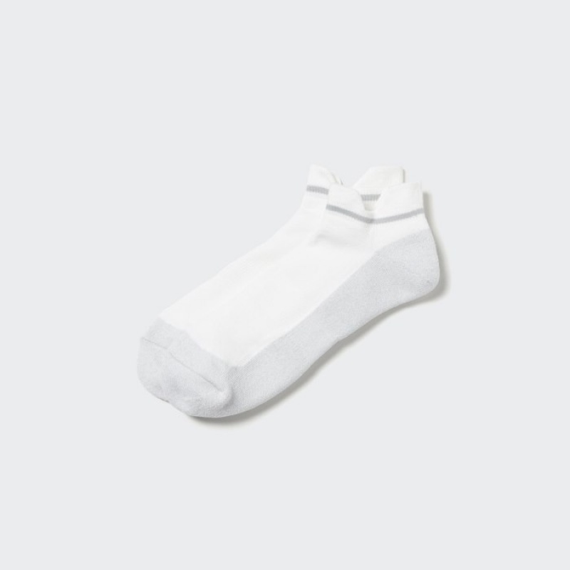 Uniqlo Sports Pile Kurzes Socken Herren Weiß | FJIM-92057