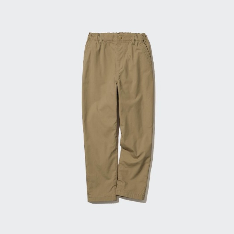 Uniqlo Stretch Warm Gefütterte Hose Kinder Beige | PABL-07952