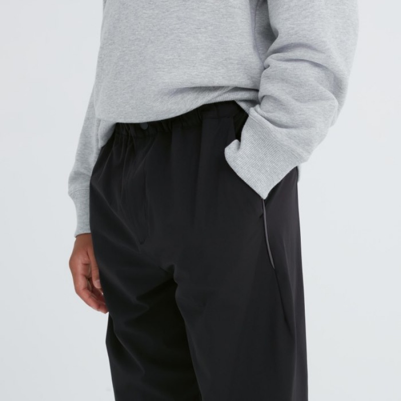 Uniqlo Stretch Warm Gefütterte Jogger Jogginghose Kinder Schwarz | ZGPJ-24168